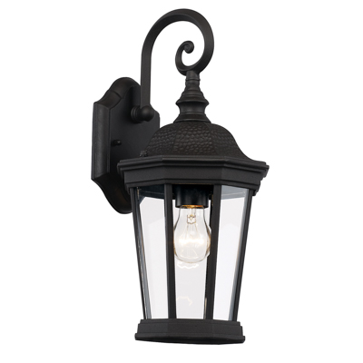 Trans Globe Lighting 40400 BK Westfield 16" Outdoor Black Traditional Wall Lantern